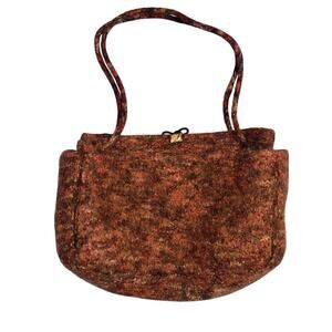 Artisan Wet Felted Wool Handbag Tote Bag Purse Shoulder Bag Button Closure